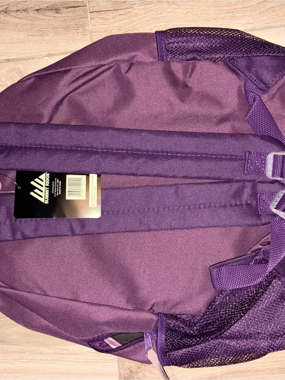 Summit Ridge Purple Backpack - Durable Everyday Pack for School